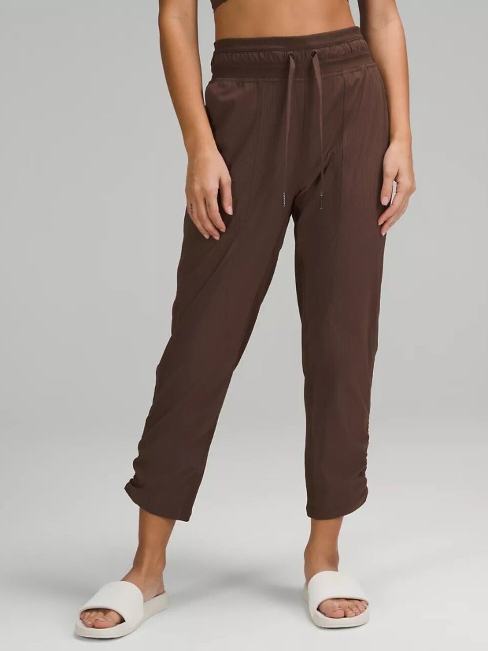 Lululemon Dance Studio Mid-rise Cropped Pant Java Sz 2 Pre-owned